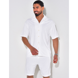 Ensemble chemise et short en éponge Ensemble chemise et short en éponge