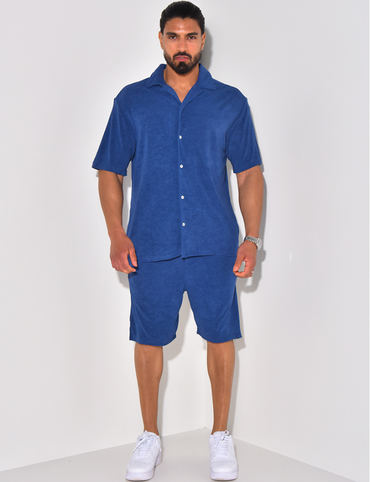 Ensemble chemise et short en éponge Ensemble chemise et short en éponge