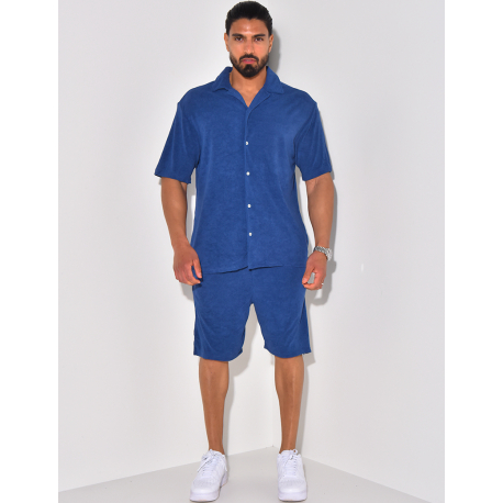 Ensemble chemise et short en éponge Ensemble chemise et short en éponge