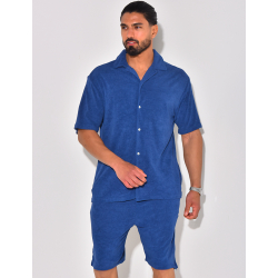 Ensemble chemise et short en éponge Ensemble chemise et short en éponge