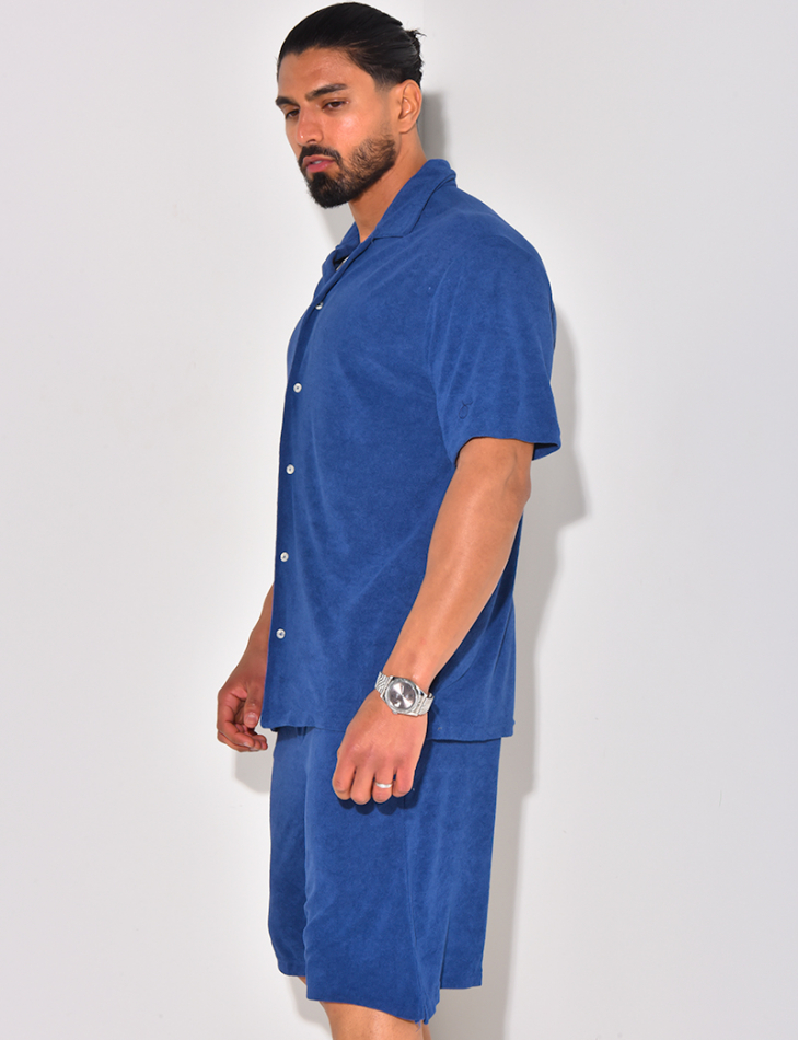 Ensemble chemise et short en éponge Ensemble chemise et short en éponge