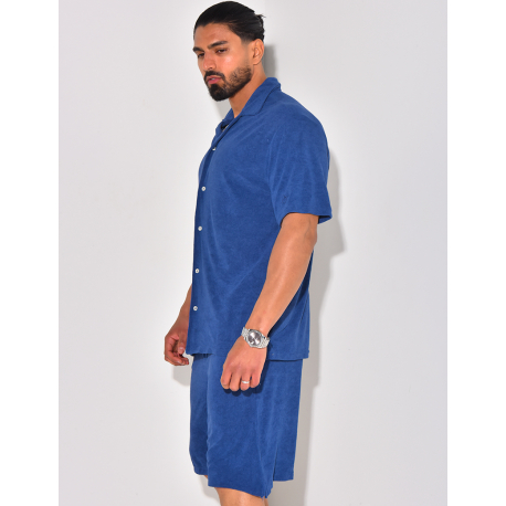 Ensemble chemise et short en éponge Ensemble chemise et short en éponge