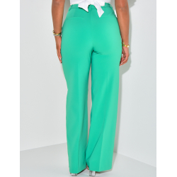 Pantalon de tailleur coupe droite Pantalon de tailleur coupe droite