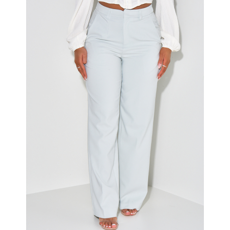Pantalon de tailleur coupe droite Pantalon de tailleur coupe droite