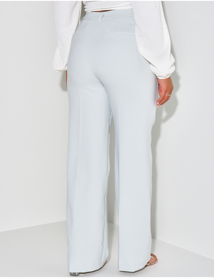 Pantalon de tailleur coupe droite Pantalon de tailleur coupe droite