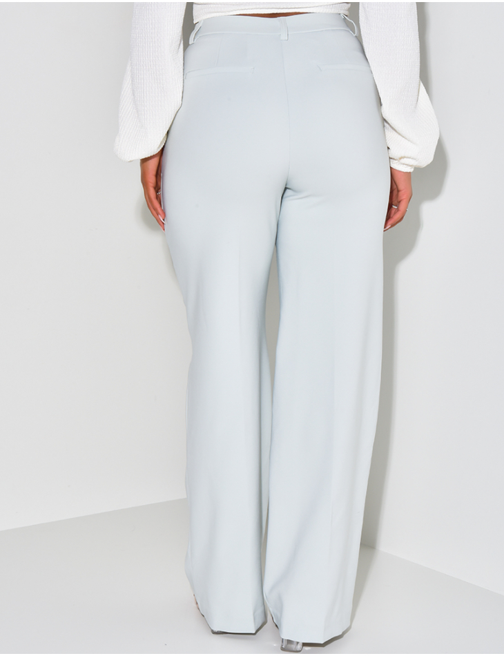 Pantalon de tailleur coupe droite Pantalon de tailleur coupe droite