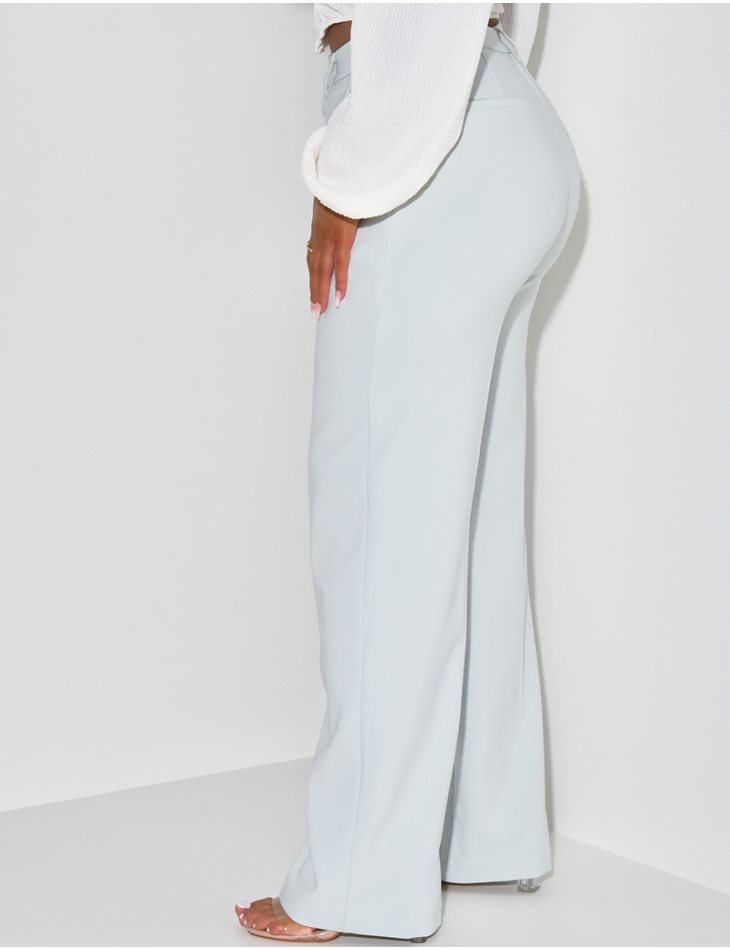 Pantalon de tailleur coupe droite Pantalon de tailleur coupe droite