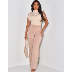Pantalon de tailleur coupe droite Pantalon de tailleur coupe droite