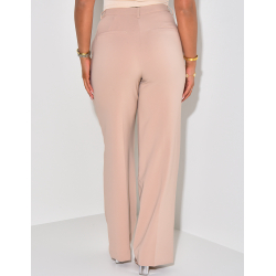 Pantalon de tailleur coupe droite Pantalon de tailleur coupe droite