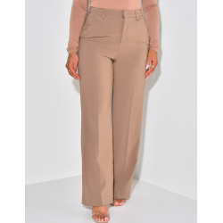 Pantalon de tailleur coupe droite Pantalon de tailleur coupe droite
