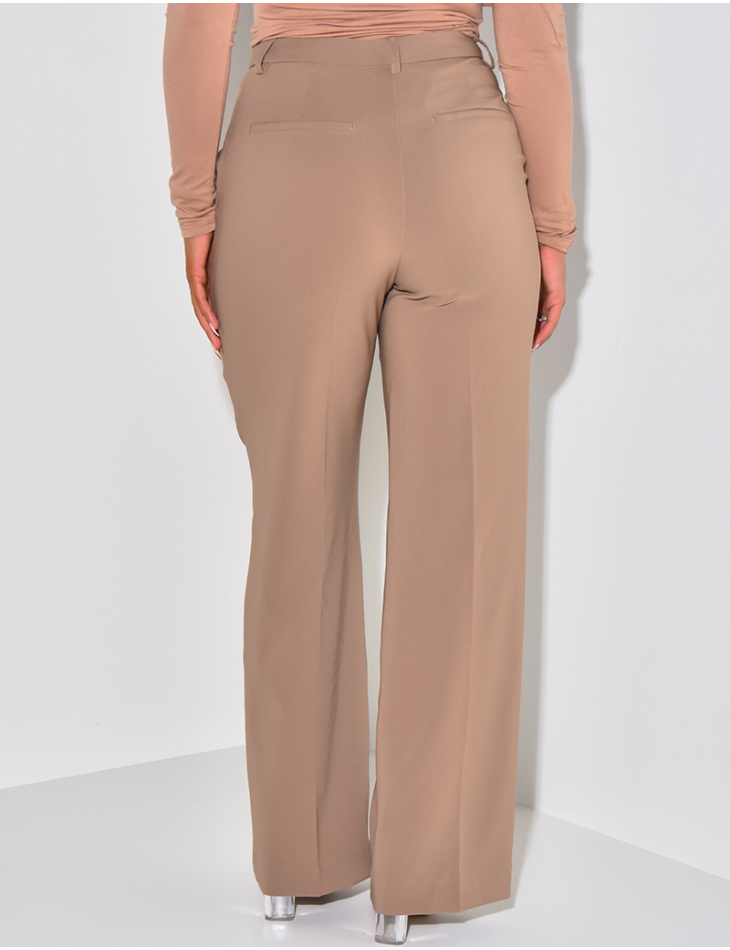 Pantalon de tailleur coupe droite Pantalon de tailleur coupe droite