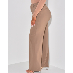 Pantalon de tailleur coupe droite Pantalon de tailleur coupe droite