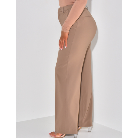 Pantalon de tailleur coupe droite Pantalon de tailleur coupe droite