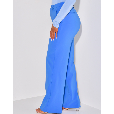 Pantalon de tailleur coupe droite Pantalon de tailleur coupe droite