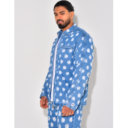 Veste en jeans destroy Veste en jeans destroy