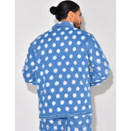 Veste en jeans destroy Veste en jeans destroy