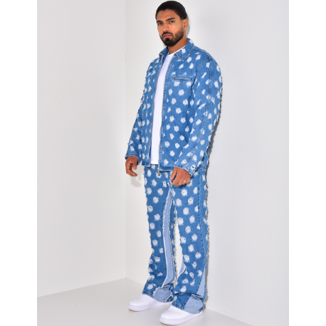 Veste en jeans destroy Veste en jeans destroy