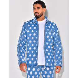 Veste en jeans destroy Veste en jeans destroy