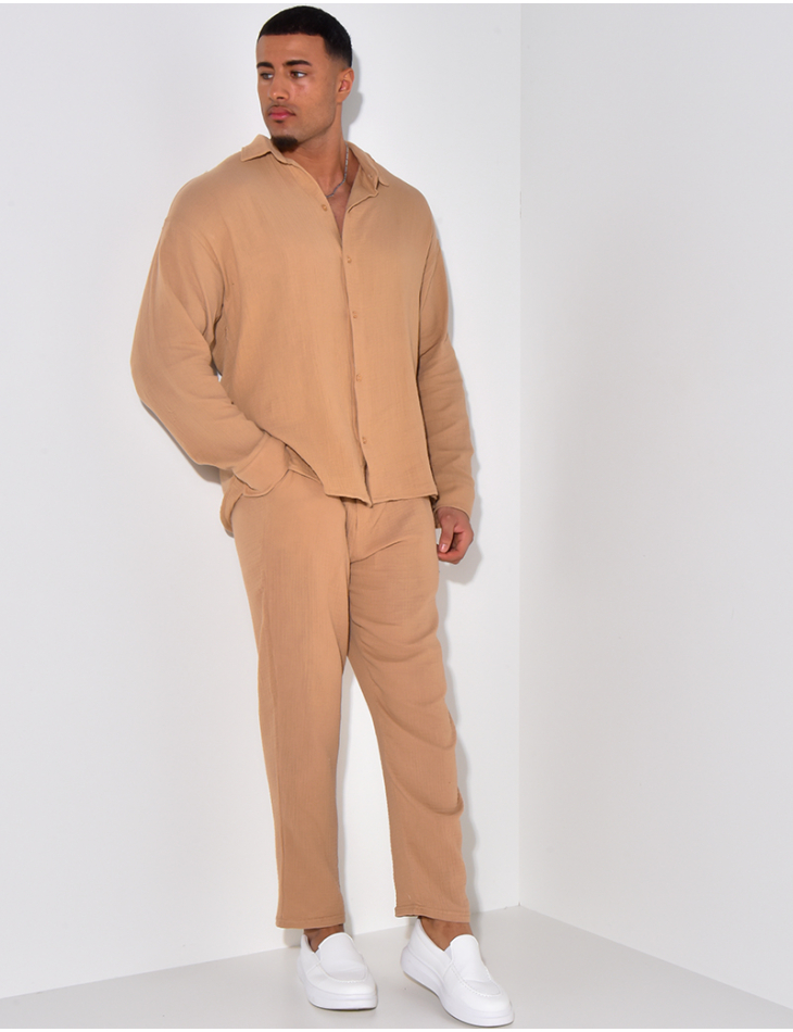 Pants and shirt set