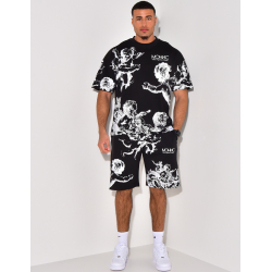 Angels T-shirt short set Angels T-shirt short set