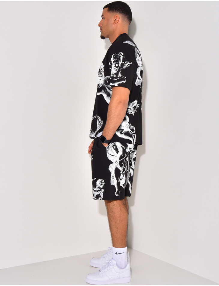 Angels T-shirt short set Angels T-shirt short set