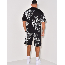 Angels T-shirt short set Angels T-shirt short set