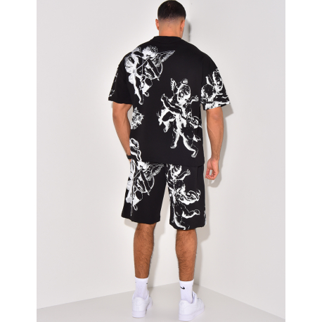 Angels T-shirt short set Angels T-shirt short set