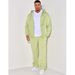 Ensemble pantalon et veste zippée molletonné "Essence of life" Ensemble pantalon et veste zippée molletonné "Essence of life"