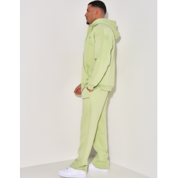 Ensemble pantalon et veste zippée molletonné "Essence of life" Ensemble pantalon et veste zippée molletonné "Essence of life"