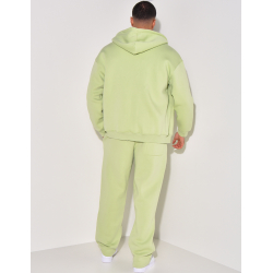 Ensemble pantalon et veste zippée molletonné "Essence of life" Ensemble pantalon et veste zippée molletonné "Essence of life"