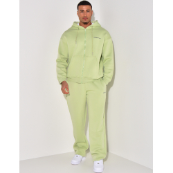 Ensemble pantalon et veste zippée molletonné "Essence of life" Ensemble pantalon et veste zippée molletonné "Essence of life"