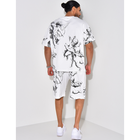 Angels T-shirt short set Angels T-shirt short set