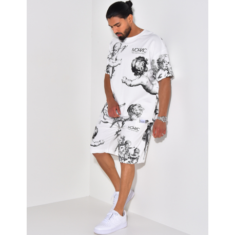 Angels T-shirt short set Angels T-shirt short set