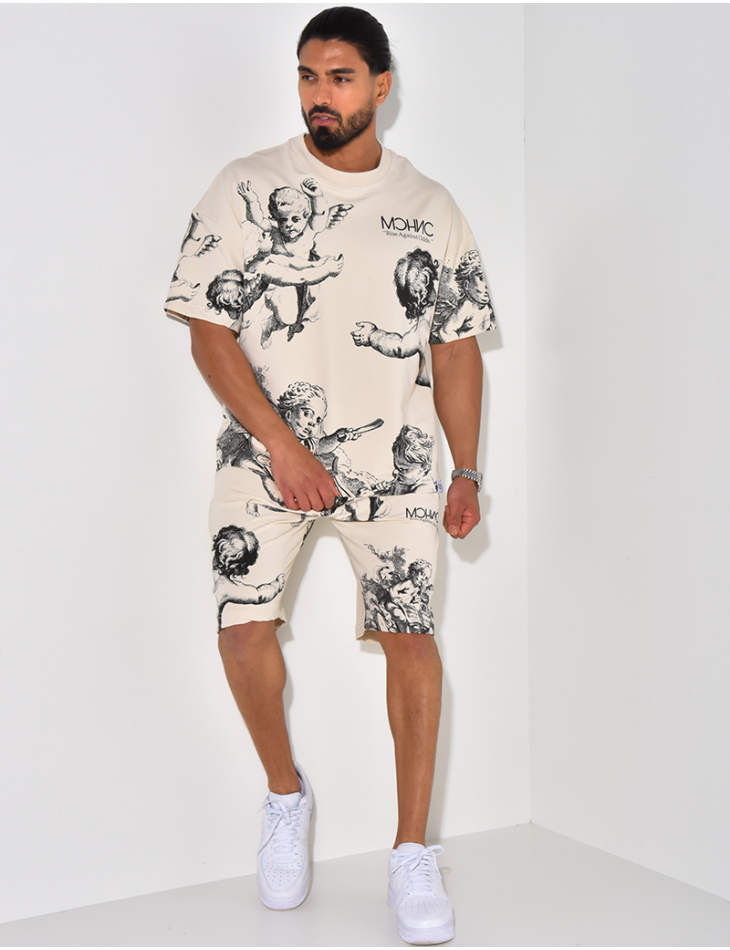 Angels T-shirt short set