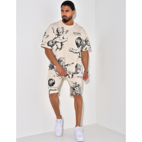 Angels T-shirt short set