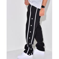 Pantalon de jogging à boutons pression
