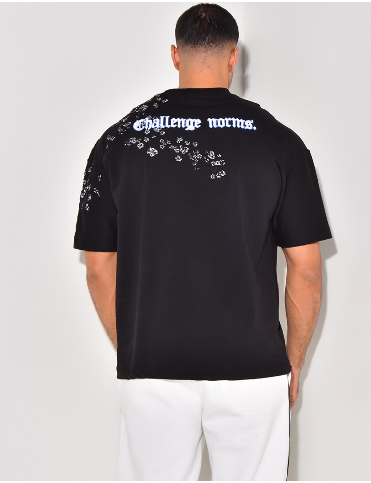 T-shirt "MCB" brodé