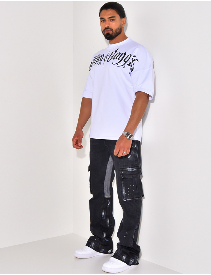 Paint stain jeans   Paint stain jeans