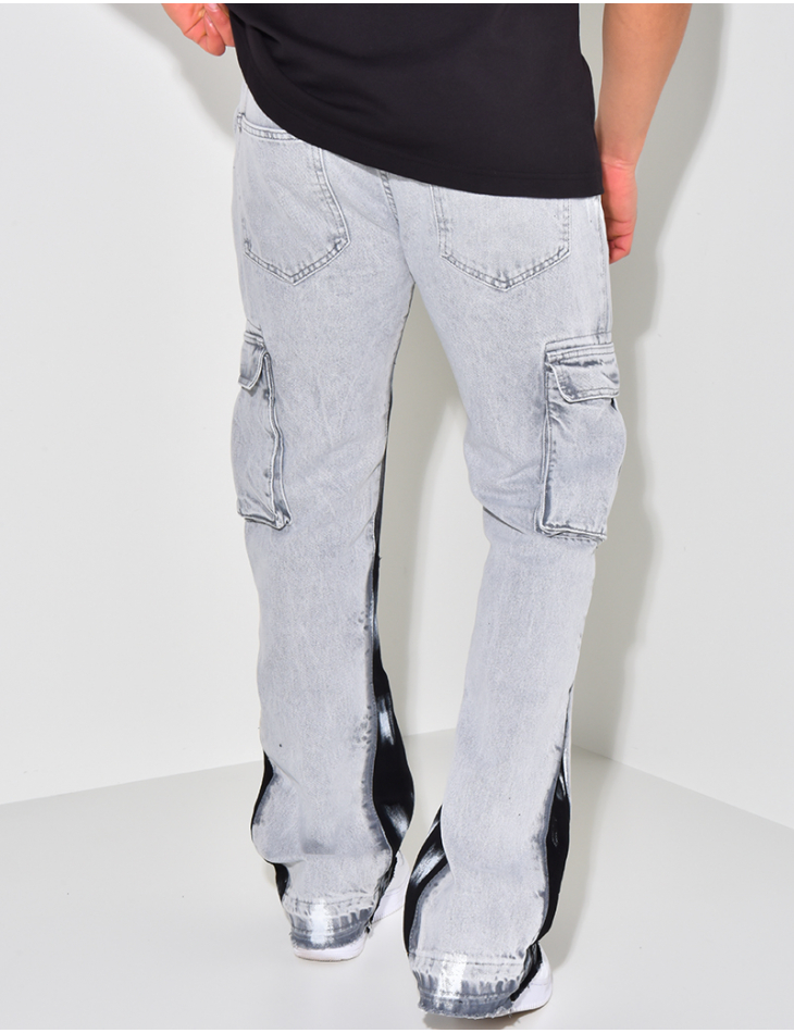 Jeans mit Farbflecken Jeans mit Farbflecken