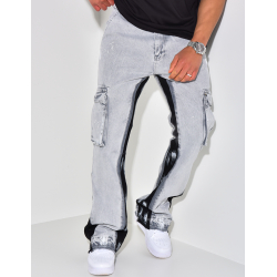 Jeans mit Farbflecken Jeans mit Farbflecken