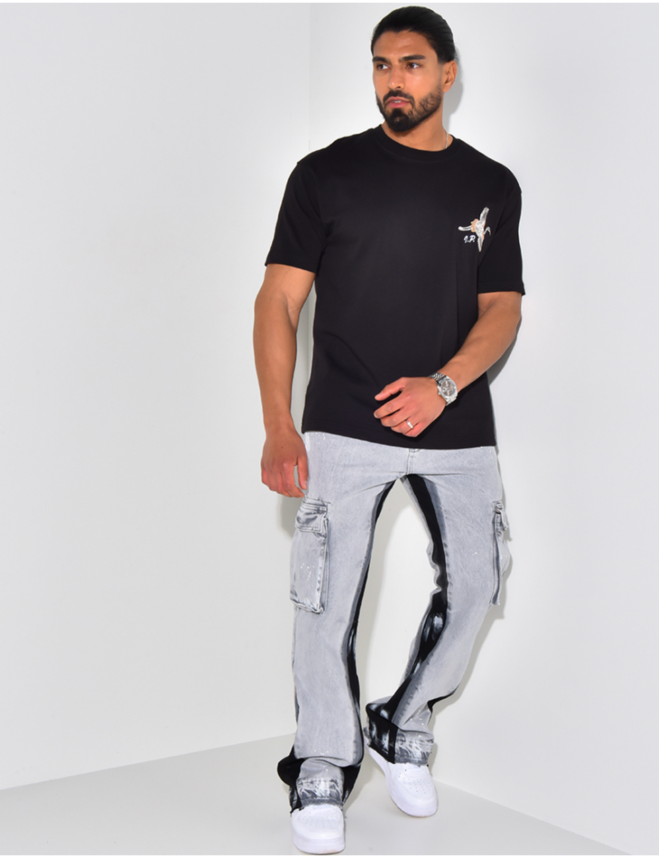 Jeans mit Farbflecken Jeans mit Farbflecken