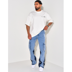 Jeans mit Farbflecken Jeans mit Farbflecken