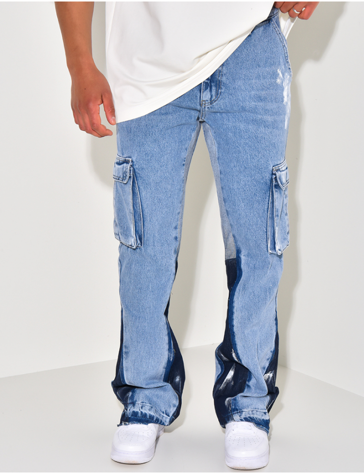 Jeans mit Farbflecken Jeans mit Farbflecken