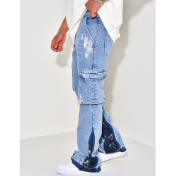 Jeans mit Farbflecken Jeans mit Farbflecken