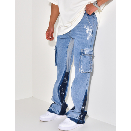 Jeans mit Farbflecken Jeans mit Farbflecken