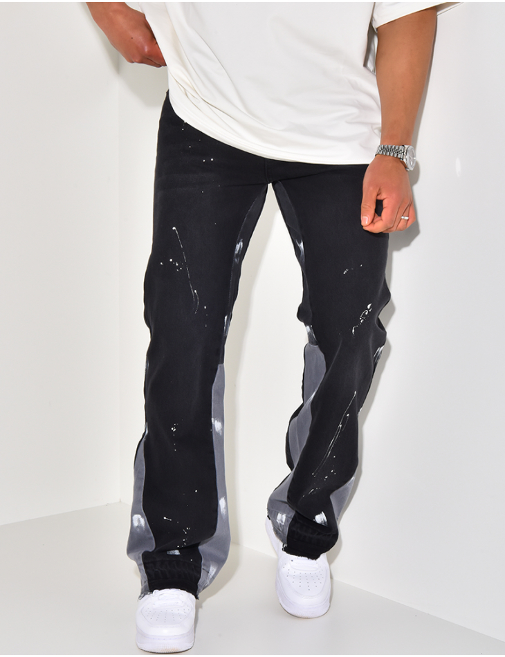 Befleckte Jeans