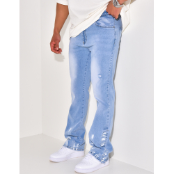 Jeans destroy à tâches de peinture Jeans destroy à tâches de peinture