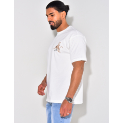 T-shirt à motifs oiseaux