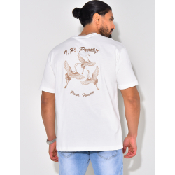 T-shirt à motifs oiseaux