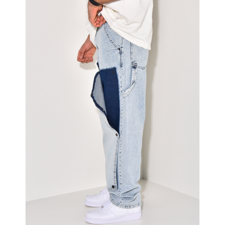 Jeans mit Druckknopfeinsätzen Jeans mit Druckknopfeinsätzen